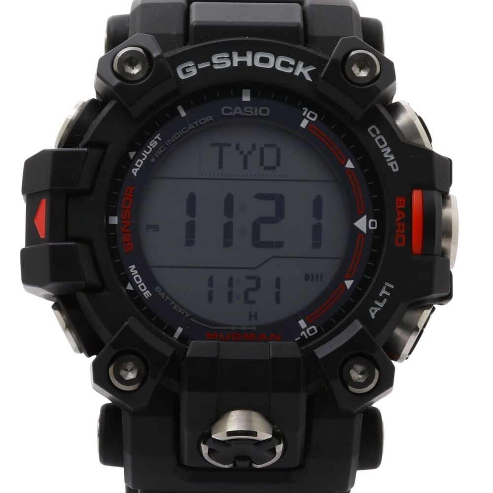 CASIO G-SHOCK Master of G - LAND MUDMAN GW-9500-1JF Black Resin x Stainless S...